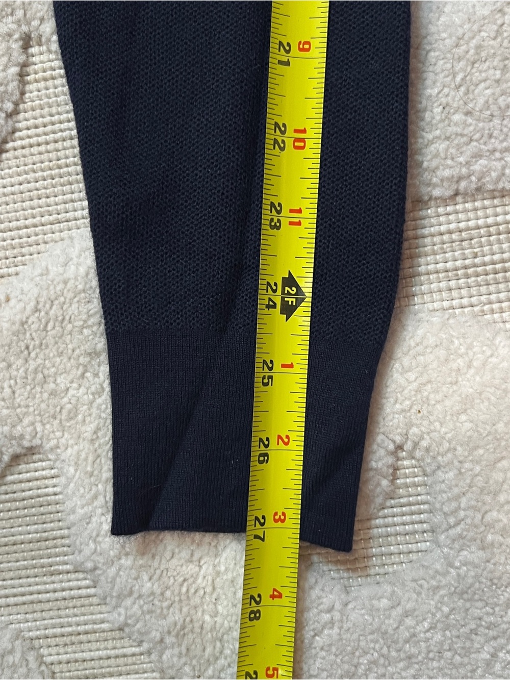 Peter Millar Sweater Mens Medium Navy Blue 1/4 Quarter Zip Cashmere Silk Crown - Picture 10 of 11